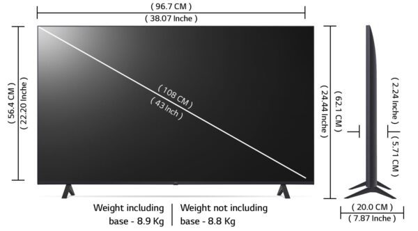 LG 4K 43UR7500PSC Ultra HD Smart LED TV - Image 4