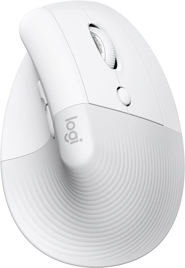 Logitech Lift Vertical Ergonomic Mouse White