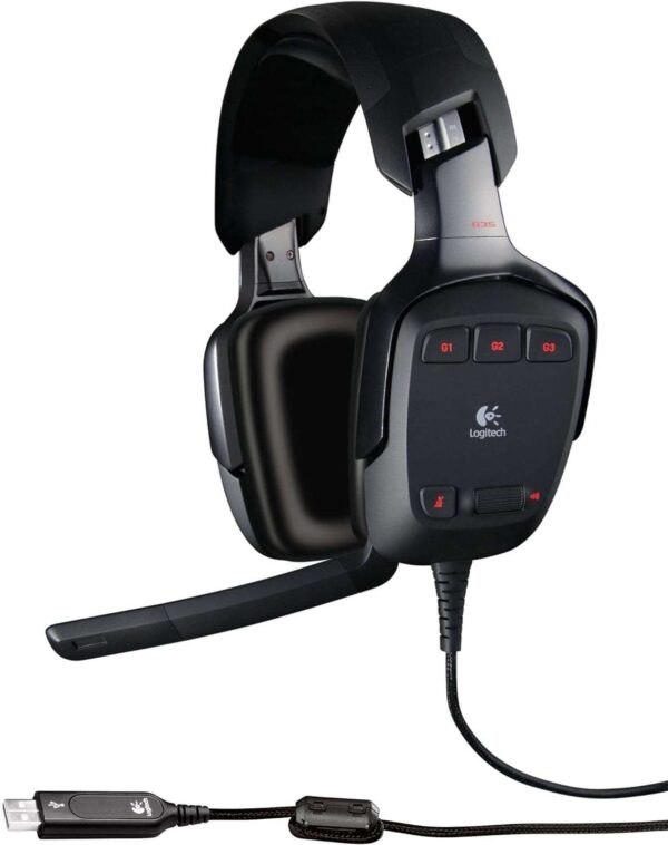 Logitech G35 7.1-Channel Surround Sound Gaming Headsetphone