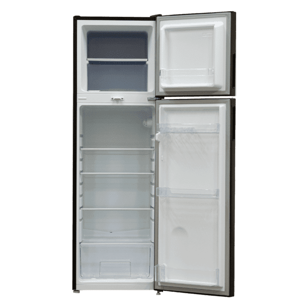 Von 168L Double Door Fridge - Silver VART-25DMS - Image 2