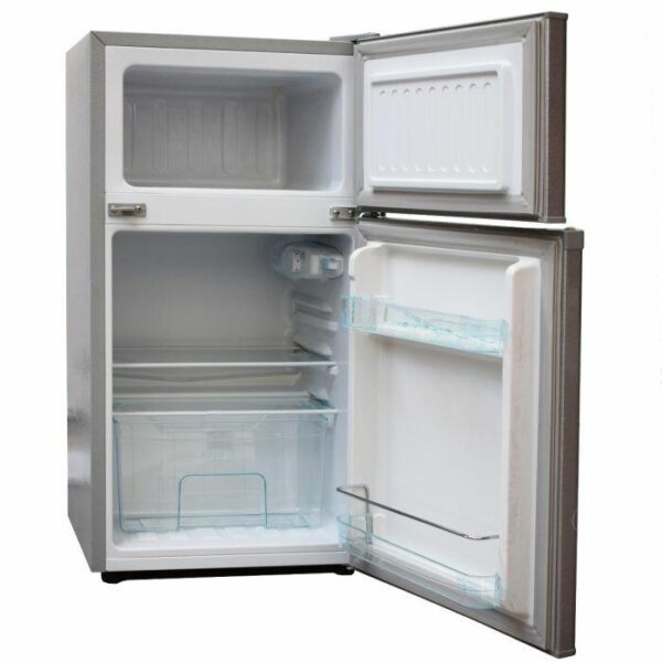 RAMTONS 90L DOUBLE DOOR FRIDGE SILVER RF/222