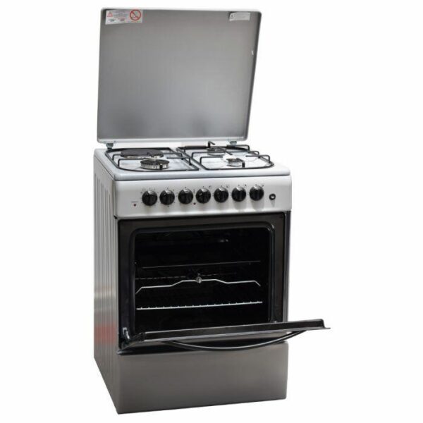 Ramtons 3G+1E 60X60 SILVER COOKER- RF/406