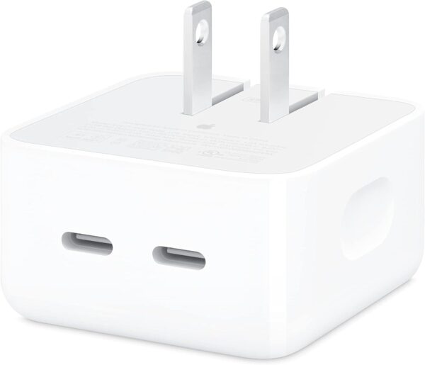 Apple 35W Dual USB-C Port Compact Power Adapter