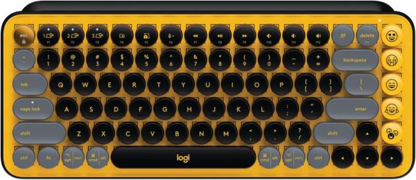 Logitech POP Keys Blast Yellow Mechanical Wireless Keyboard