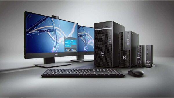 Dell Optiplex 7000 Mt System Core I7 8/12gb Ssd With 19 Inch Monitor