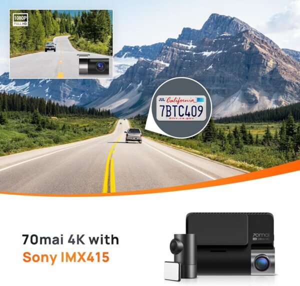 70mai 4K Dash Cam A800S