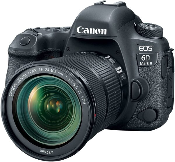 Canon EOS 6D Mark II with EF 24-105mm IS STM Lens – WiFi Enabled