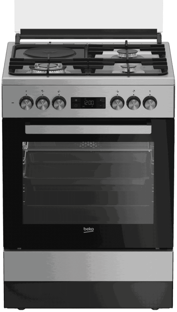 BEKO Cooker 3 Gas + 1 Electric – FSM63330DXDSL