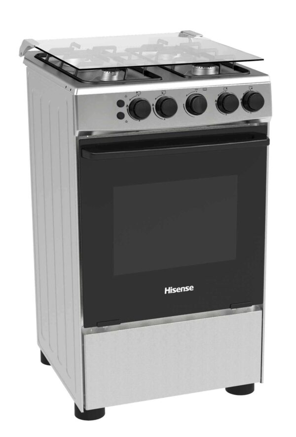 Hisense HFG50111X 50CM Free Stand Cooker – All Gas And Gas Oven