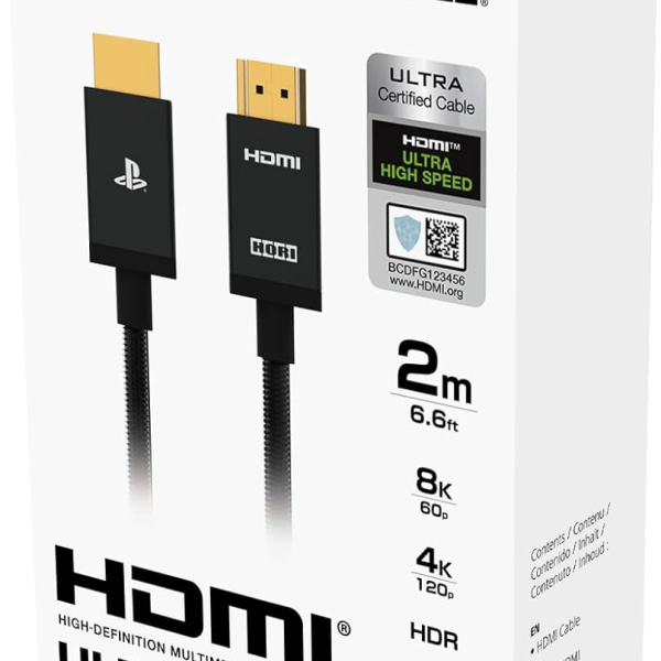 Hori Ultra HDMI PS5 2M - Officially Licensed by Sony