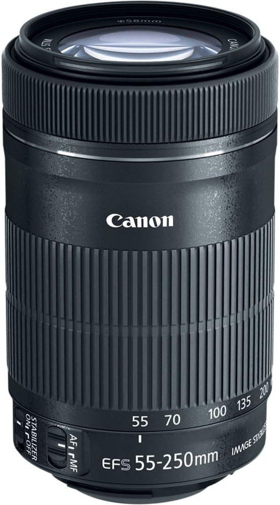 Canon RF-S 55-250mm F/4-5.6 Lens is STM
