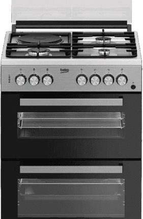 Beko 60CM Double oven cooker FDF63110DXDSL