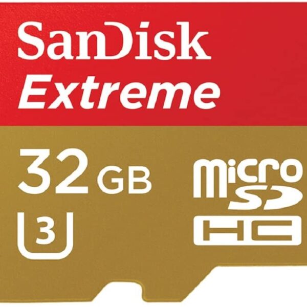 SanDisk 32GB Extreme SDXC UHS-I Card - C10, U3, V30, 4K UHD, SD Card - SDSDXV5-32G-GNCIN 150mbps